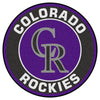 MLB - Colorado Rockies Roundel Rug - 27in. Diameter