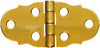 National Hardware 1-5/16 in. L Brass-Plated Door Hinge 2 pk