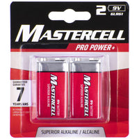 Dorcy Mastercell Pro Power + 9-Volt Alkaline Batteries 2 pk Carded