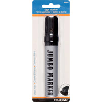 Hillman Black Chisel Tip Jumbo Marker 1 pk (Pack of 3)