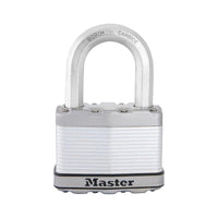 Master Lock Magnum 2 in. H X 1-1/4 in. W X 2-1/2 in. L Steel Dual Ball Bearing Locking Padlock Keyed