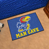 University of Kansas Man Cave Rug - 19in. x 30in.