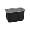 Homz 20 in. H x 31.875 in. W x 17.75 in. D Stackable Storage Tote (Pack of 6)