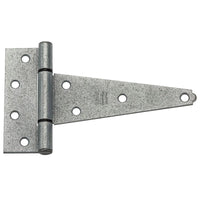 National Hardware 6 in. L Galvanized Silver Steel Heavy Duty T Hinge 2 pk