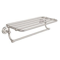 BRUSHED NICKEL TOWEL SHELF