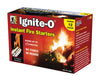 B & K Products Ignite-O Wax Organic No Greasy Residue Indoor/Outdoor Fire Starter 15 min. Burn