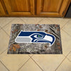 NFL - Seattle Seahawks Camo Rubber Scraper Door Mat