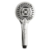 PlumbCraft Chrome Plastic 6 settings Handheld Showerhead 2 gpm