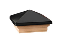 Deckorators 3 in. H X 4 in. W Black Wood Post Cap (Pack of 6).