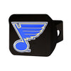 NHL - St. Louis Blues Black Metal Hitch Cover - 3D Color Emblem