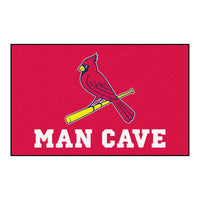 MLB - St. Louis Cardinals Man Cave Rug - 5ft. x 8 ft.