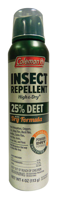 Coleman High & Dry Insect Repellent Liquid For Mosquitoes/Ticks 4 oz (Pack of 6).