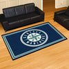 MLB - Seattle Mariners 5ft. x 8 ft. Plush Area Rug