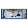 MLB - Seattle Mariners Retro Collection Ticket Runner Rug - 30in. x 72in. - (1981)