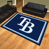 MLB - Tampa Bay Rays 8ft. x 10 ft. Plush Area Rug