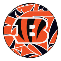 NFL - Cincinnati Bengals XFIT Roundel Rug - 27in. Diameter