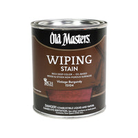 Old Masters Semi-Transparent Vintage Burgundy Oil-Based Wiping Stain 1 qt