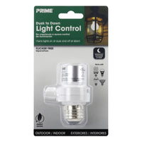 Prime White Photoelectric Dusk to Dawn Light Control 1 pk