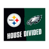 NFL House Divided - Steelers / Eagles House Divided Rug