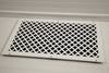 Steelcrest Designer 24 X 14 Wall /Ceiling White Return Vent Cover, With Face Mounting Screw Holes, No Damper