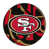 NFL - San Francisco 49ers XFIT Roundel Rug - 27in. Diameter