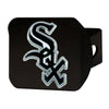 MLB - Chicago White Sox Black Metal Hitch Cover - 3D Color Emblem