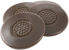 Softtouch Rubber Furniture Grip Brown Round 2-1/2 in. W 4 pk