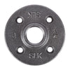 BK Products 3/4 in. FPT  Black Malleable Iron Floor Flange