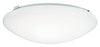 Metalux 3.2 in. H X 11 in. W X 11 in. L White LED Ceiling Light