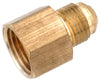 Amc 754046-0806 1/2" X 3/8" Brass Lead Free Flare Connector (Pack of 5)