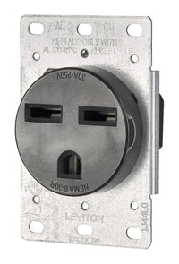 Leviton 30 amps 250 V Black Outlet 6-30R 1 pk - Deal of The Week