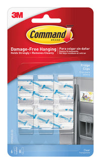 3M Command White Plastic 0.5 lbs. Capacity Small Fridge Clip 1-1/4 L x 0.63 W x 0.375 D in.