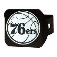 NBA - Philadelphia 76ers Black Metal Hitch Cover