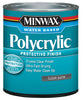 Minwax Polycrylic Satin Crystal Clear Water-Based Polyurethane 1 qt