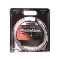 Baron 07005 50' 3/16 7x19 Galvanized Pre-Cut Cable