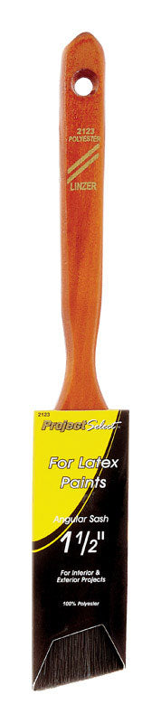 Linzer Project Select 1-1/2 in. W Angle Trim Paint Brush (Pack of 12)