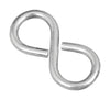 National Hardware Zinc-Plated Silver Steel 1-5/8 in. L Closed S-Hook 1 pk