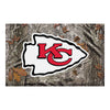 NFL - Kansas City Chiefs Camo Rubber Scraper Door Mat