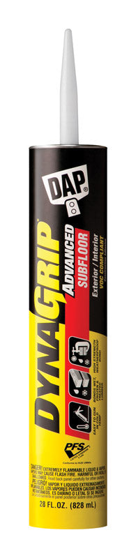 DAP Dynagrip Advanced Subfloor Adhesive 28 oz. (Pack of 12)