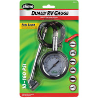 Slime 160 psi Dial Tire Gauge w/Hose