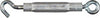 Stanley Hardware N221-846 3/16" x 5-1/2" Zinc Plated Hook To Eye Turnbuckle (Pack of 10) - Deal of The Week