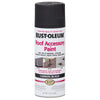 Rust-Oleum Stops Rust Carbon Black Roof Accessory Oil Based Spray Paint 12 oz. (Pack of 6)