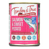 Tender & True - Dog Food Salmon&swt Pot - Case of 12 - 13.2 OZ