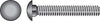 Hillman 1/4 in. X 1-3/4 in. L Zinc-Plated Steel Carriage Bolt 100 pk