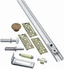 National Hardware White Steel Folding Door Hardware Set 1 pk