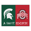 House Divided - Michigan State / Ohio State House Divided Rug