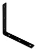 National Hardware 10.25 in. H X 1.5 in. W X 0.25 in. D Black Carbon Steel Inside/Outside Corner Brac