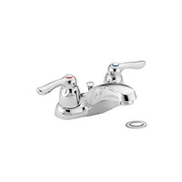 Chrome two-handle lavatory faucet