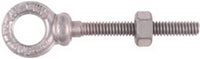 National Hardware 1/4 in. X 3 in. L Galvanized Forged Steel Eyebolt Nut Included