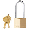 Master Lock 1-9/16 in. W Brass 4-Pin Cylinder Padlock Keyed Alike